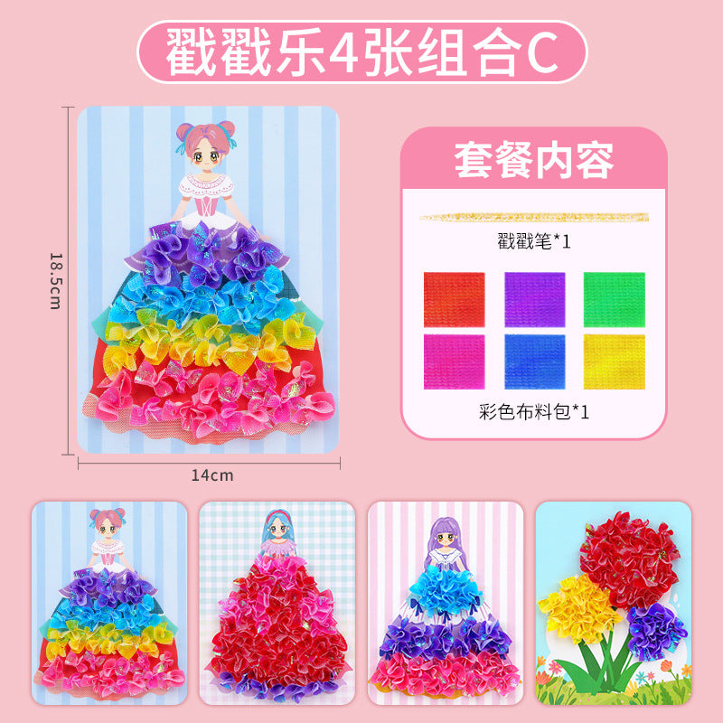 Girls Dress Up Stickers Educational Toys