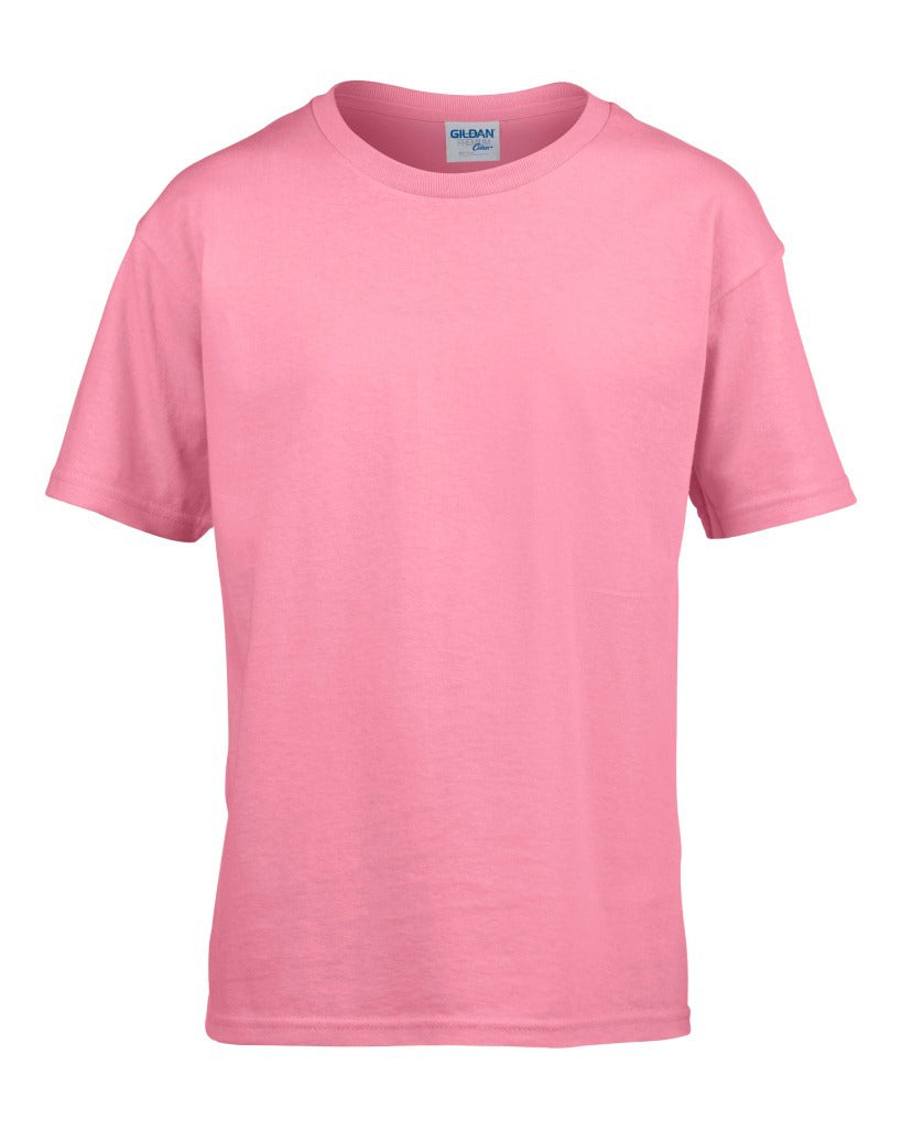 Children Casual Solid Color Short Sleeve T-Shirt Custom Logo