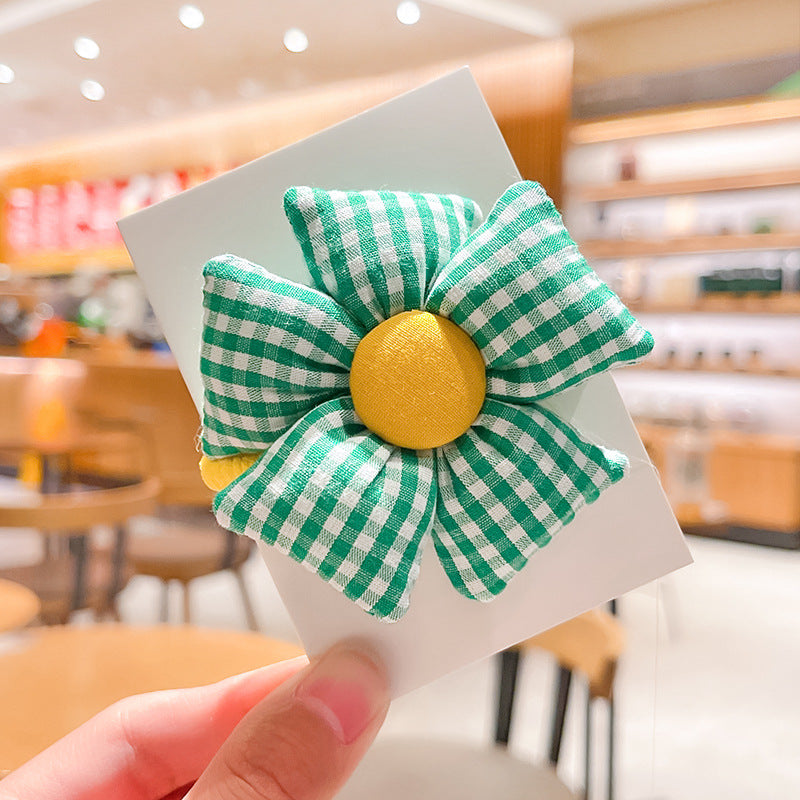 Kids Girls Cute Sweet Flower Hair Rings