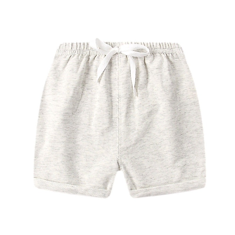 Children Kids Baby Fashion Girls Boys Casual Basics Solid Color Shorts