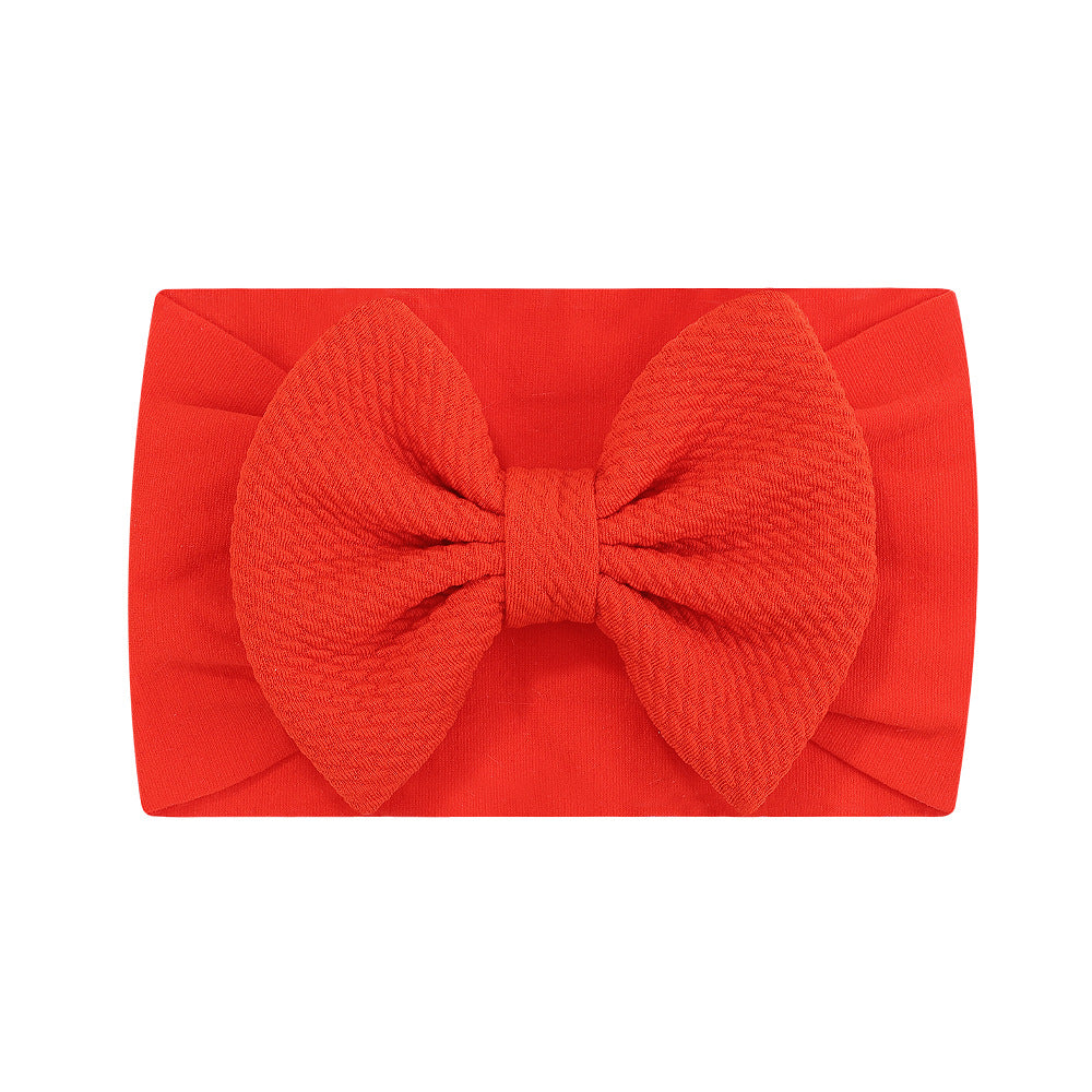 Cute Fashion Solid Color Baby Bow Headband