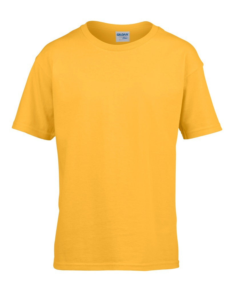 Children Casual Solid Color Short Sleeve T-Shirt Custom Logo