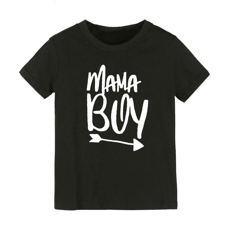 Children Kids Baby Fashion Boys Girls Short Sleeve Daddy'S Mama'S Letter Print T-Shirt