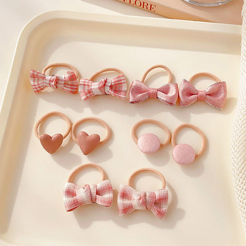 Kids Girls Cute Sweet Hair Rings