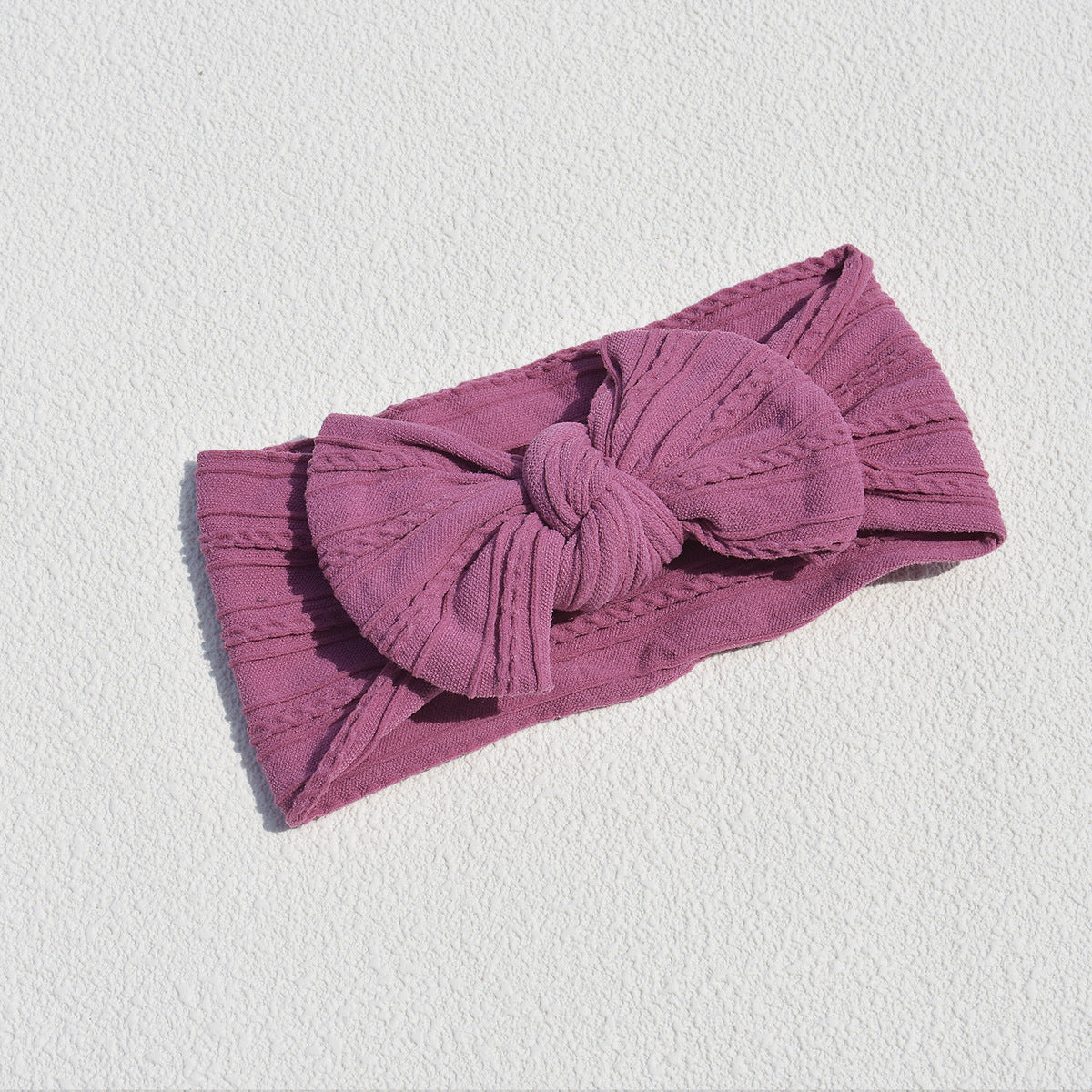 Baby Cute Solid Color Bow Hair Band