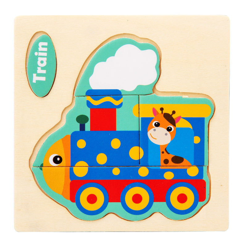 3d Wooden Children'S Jigsaw Puzzle Wooden Children'S Educational Toys