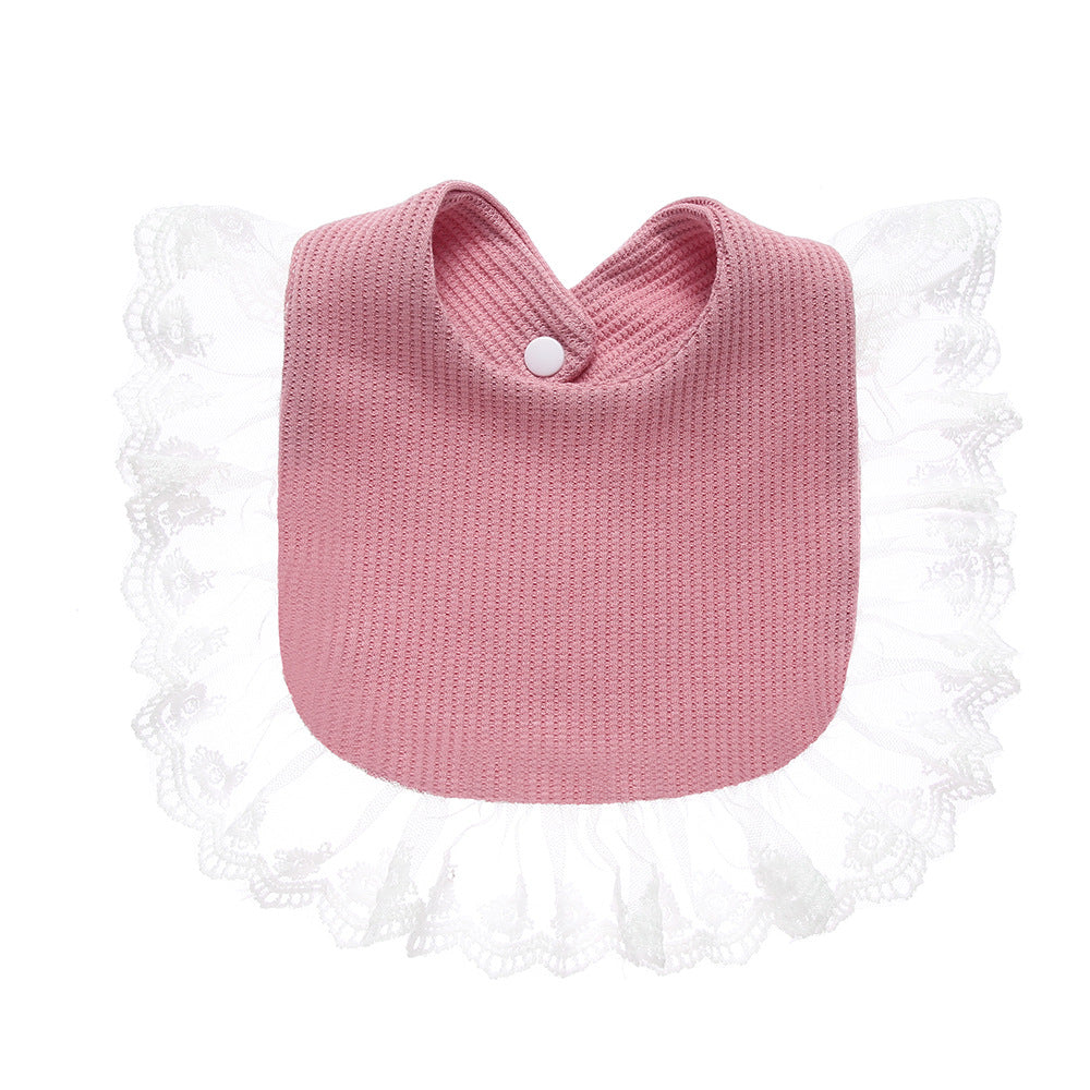 Toddlers Newborn Baby Lace Bib Burp Cloth