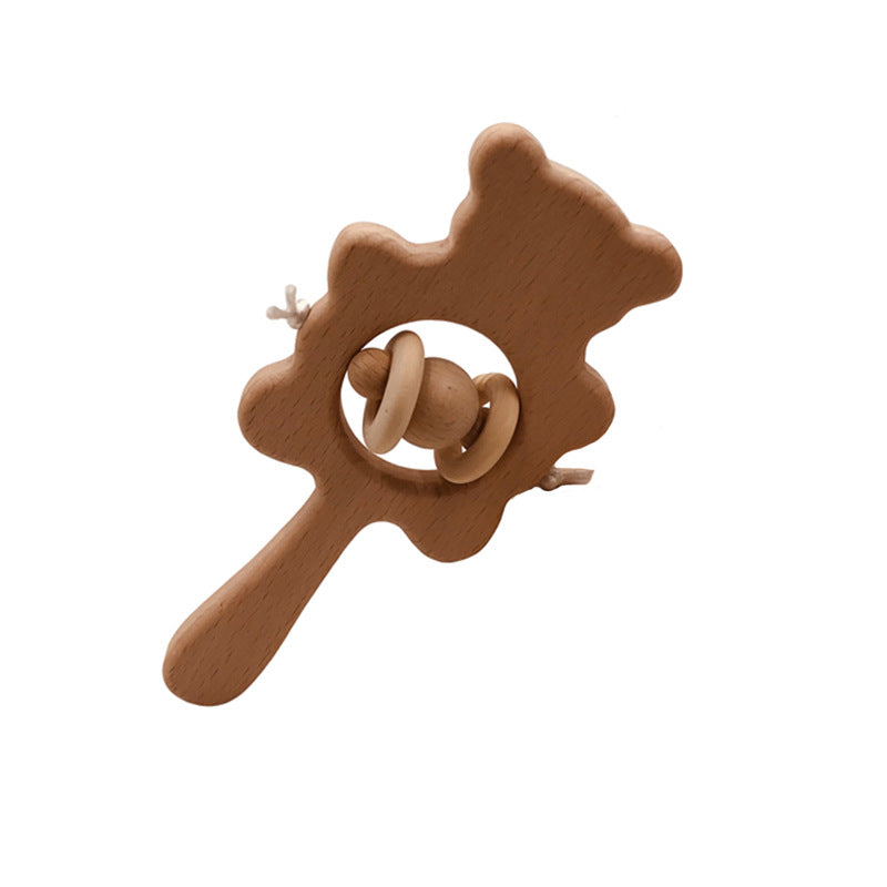 Baby Basic Bear Rattle Teeth Grinding Toy