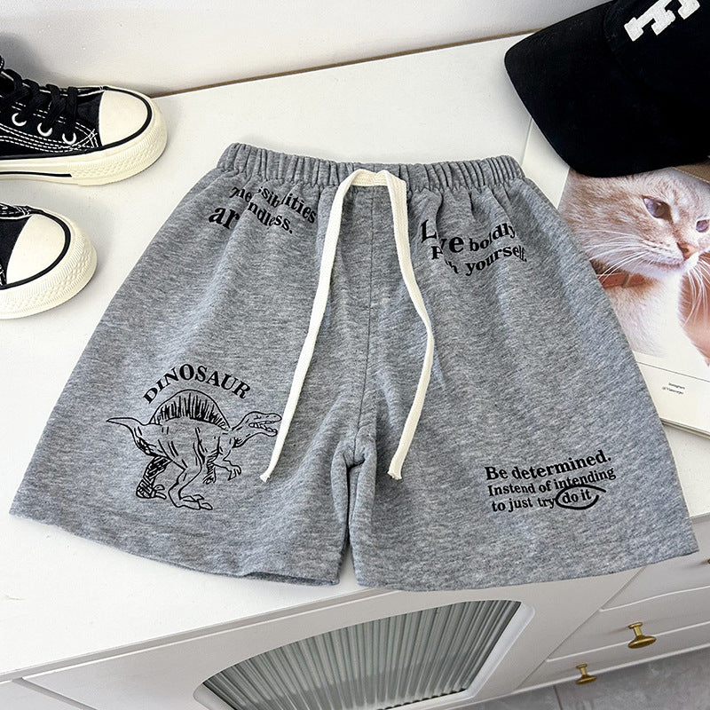 Kids Toddler Boys Girls Summer Casual Sport Letter Print Shorts