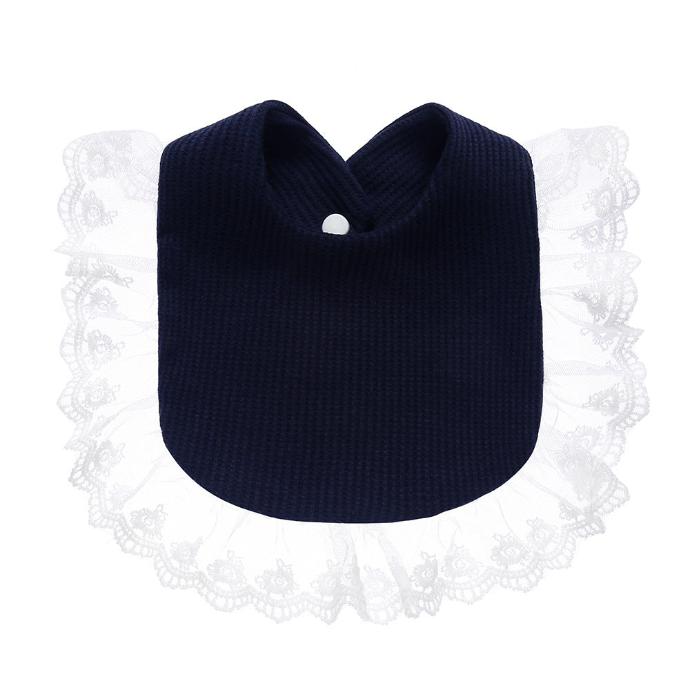 Toddlers Newborn Baby Lace Bib Burp Cloth
