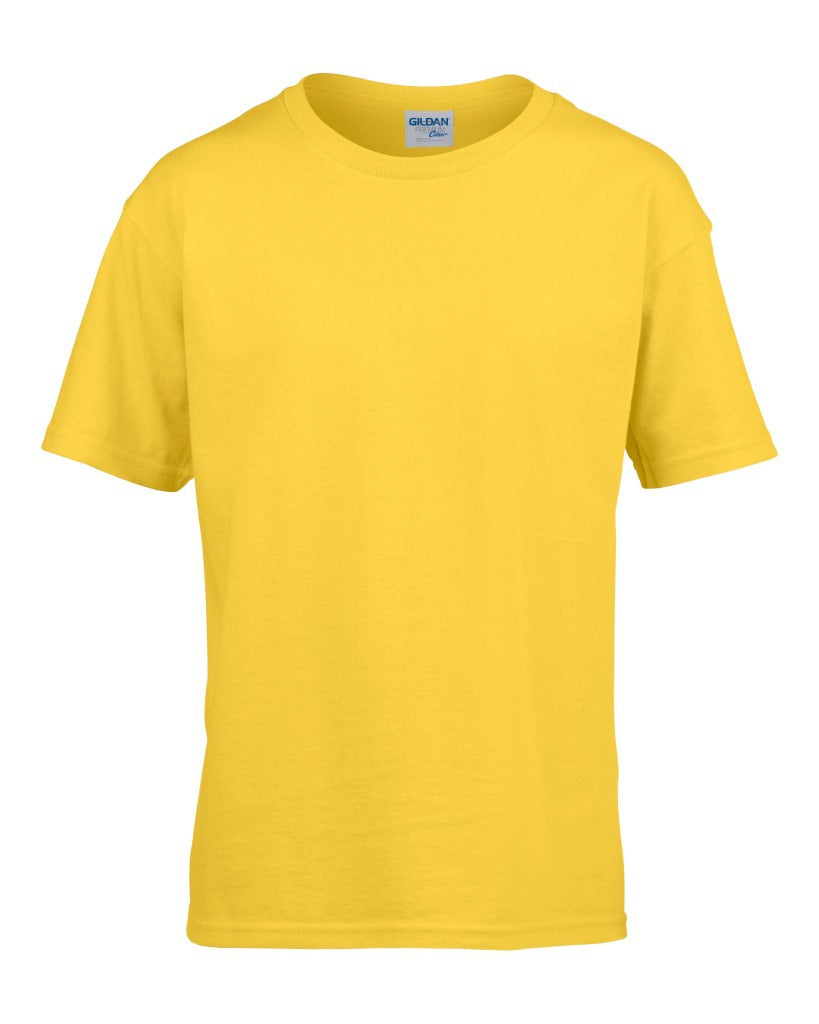 Children Casual Solid Color Short Sleeve T-Shirt Custom Logo