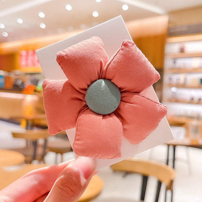 Kids Girls Cute Sweet Flower Hair Rings