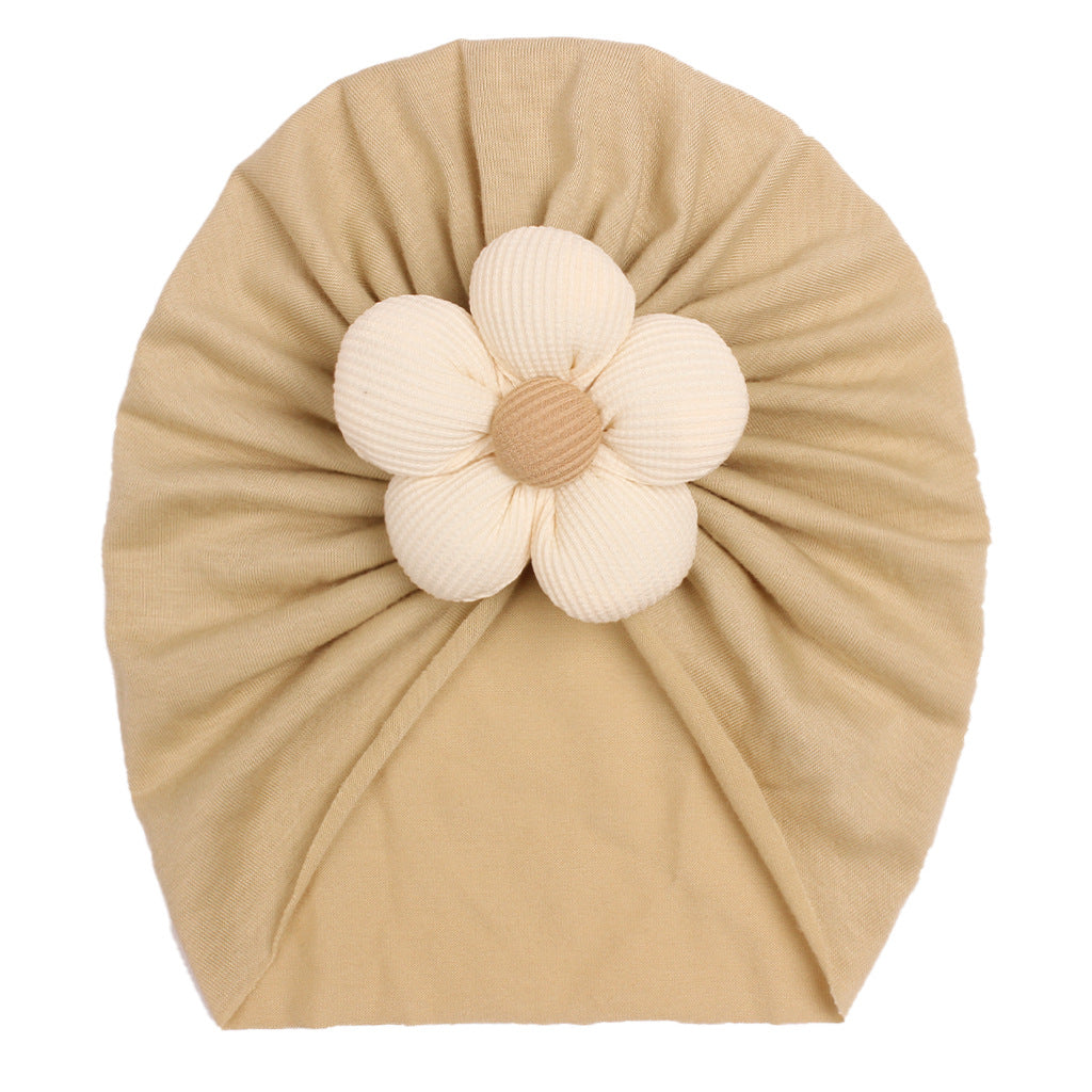Newborn Cute Flower Turban Cap