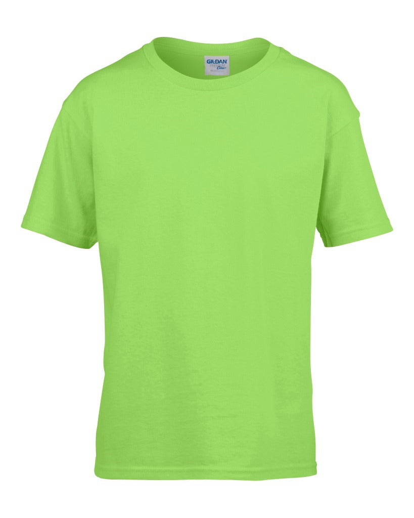 Children Casual Solid Color Short Sleeve T-Shirt Custom Logo