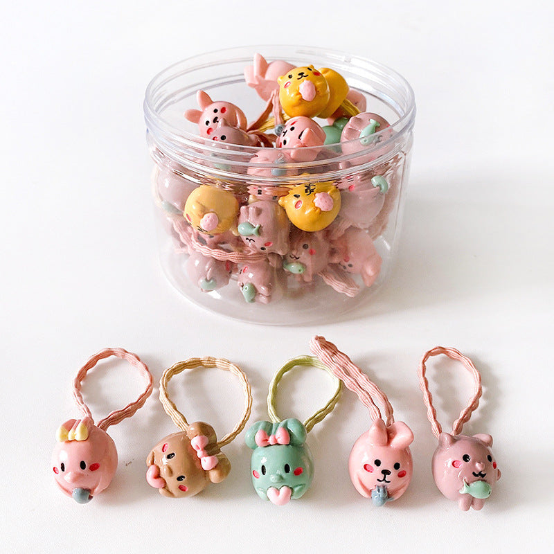 Kids Girls Cute Sweet Hair Rings