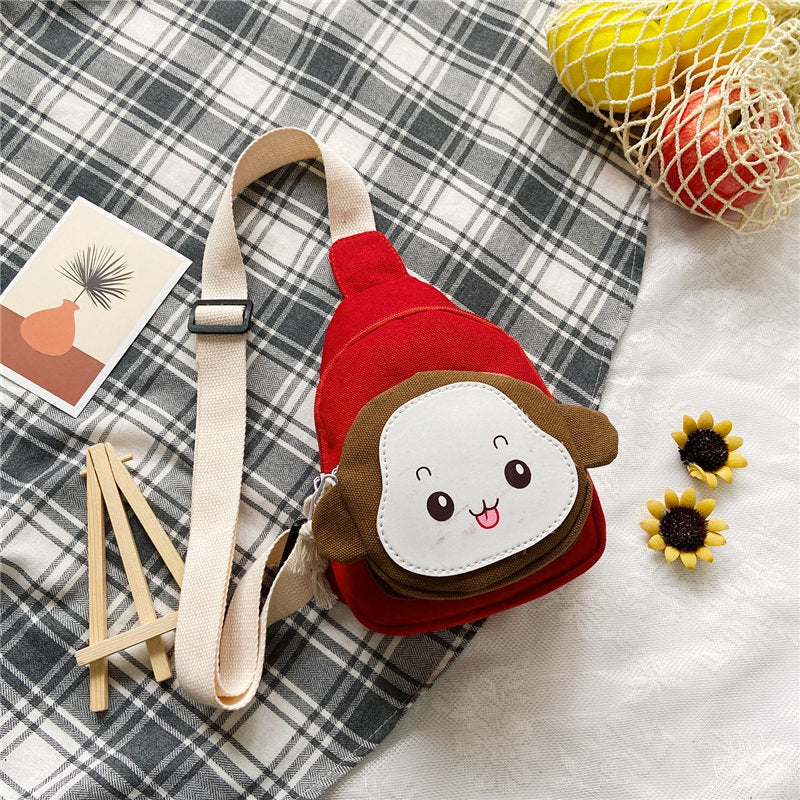 Kids Casual Cute Cartoon Chest Bag