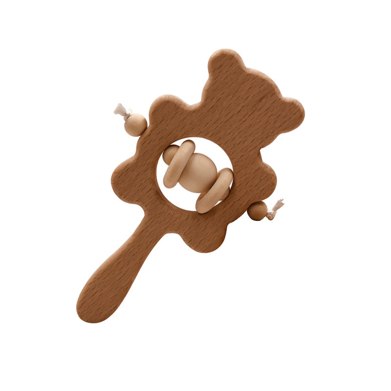Baby Basic Bear Rattle Teeth Grinding Toy