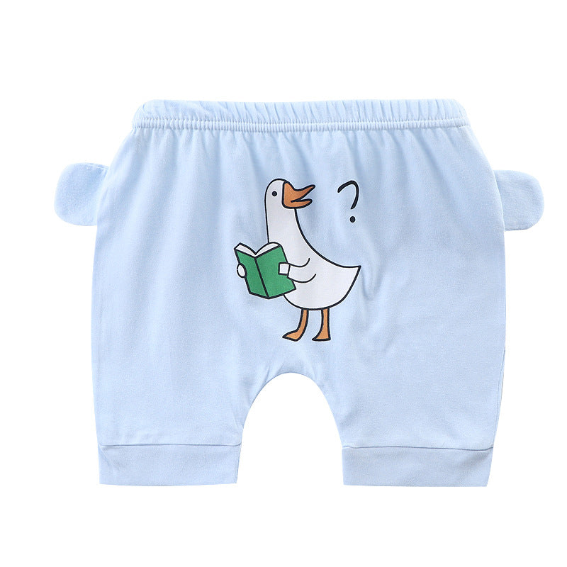 Toddlers Newborn Baby Fashion Girls Boys Casual Basic Print Loose Shorts