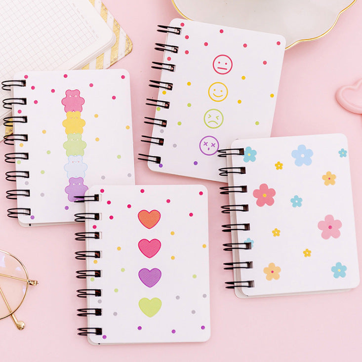 A7 Small Fresh Rollover Coil Notebook