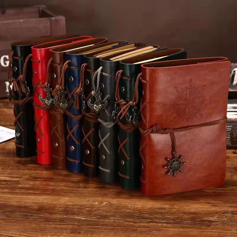 Vintage Pirate Loose-Leaf Notebook Kraft Paper Notebook