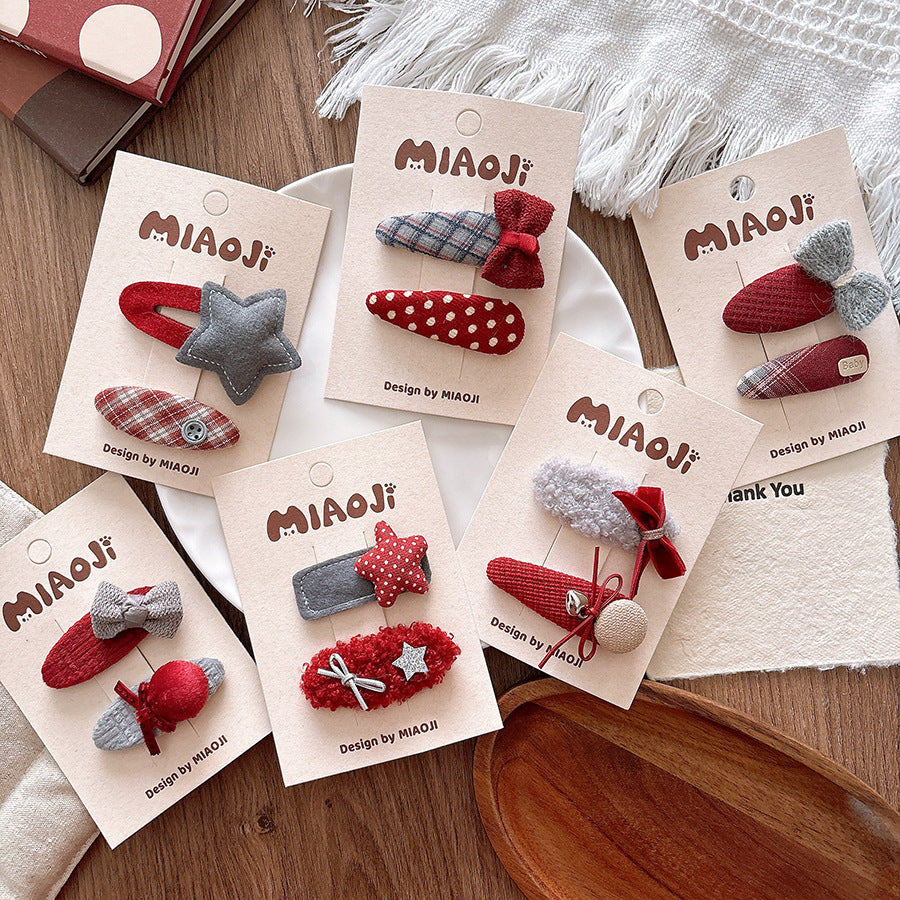 Kids Girls Sweet Cute Bow Hairpin