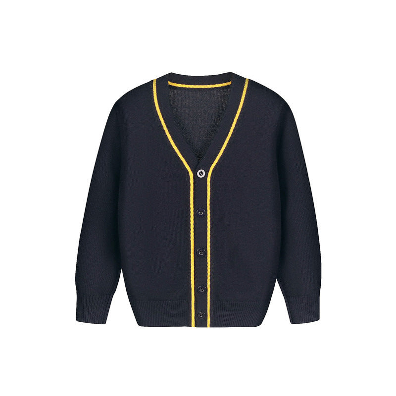 Autumn And Winter Children Elegant Knitted Cardigan