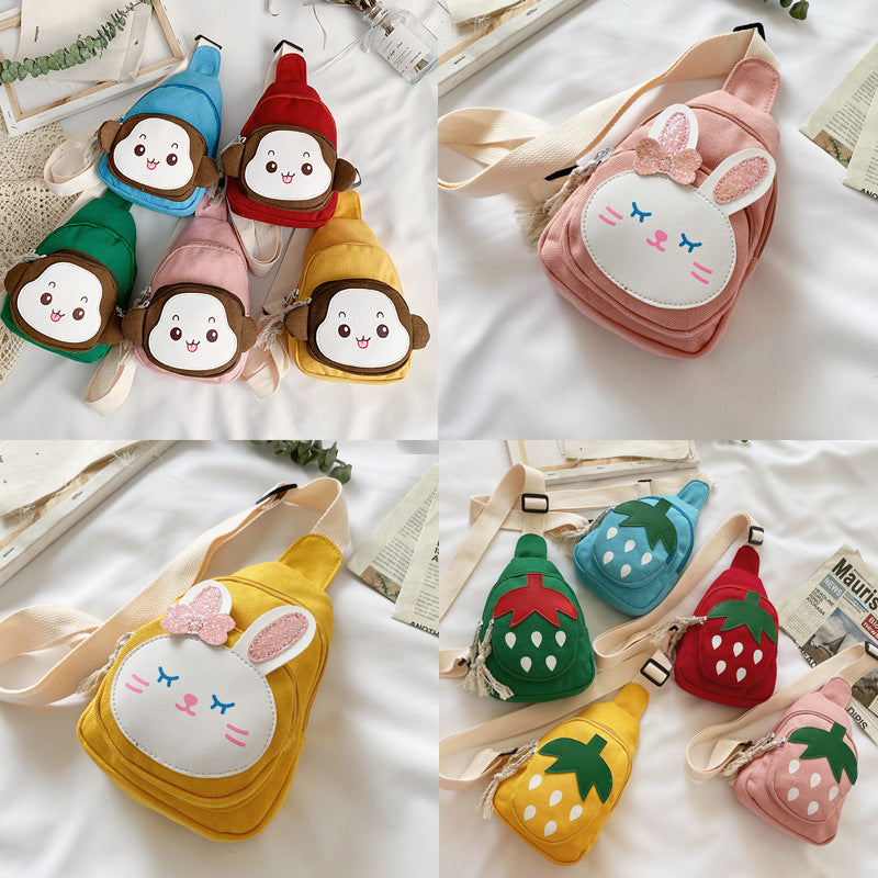 Kids Casual Cute Cartoon Chest Bag