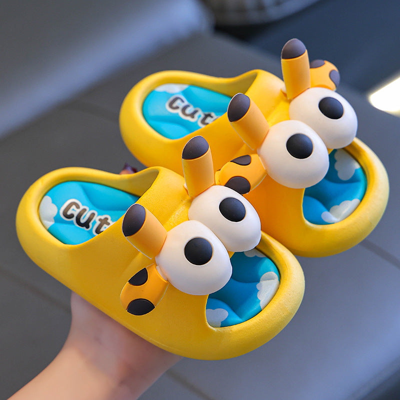 Kids Unisex Casual Cute Cartoon Thick-Soled House Slippers