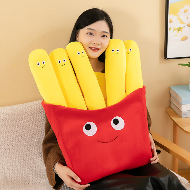 Creative Burger Fries Plush Toy