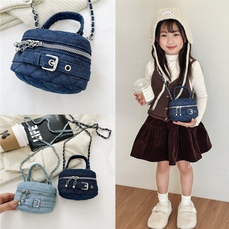 Kids Unisex Fashion Casual Cute Crossbody Handle Bag