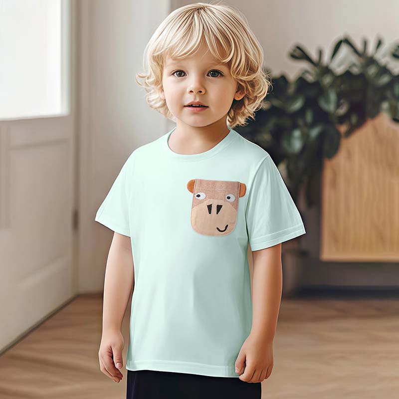 Kids Toddler Unisex Casual Cartoon Short Sleeve T-Shirt
