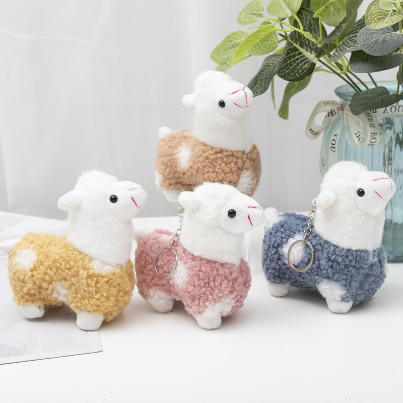 Alpaca Pendant Cute Cartoon Plush Toy Keychain