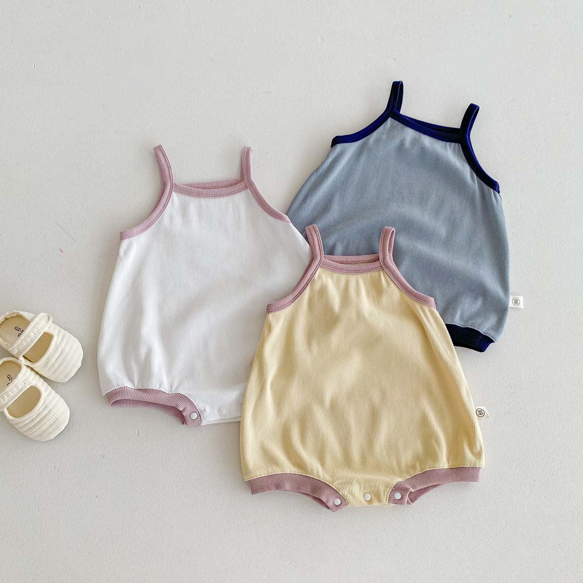 Kids Baby Boys Girls Casual Cute Sleeveless Romper