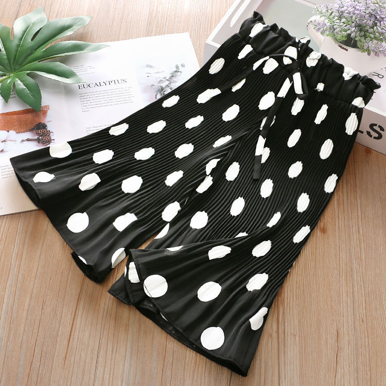 Kids Toddler Girls Fashion Pleated Cute Polka-Dot Shorts