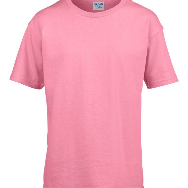 Children Casual Solid Color Short Sleeve T-Shirt Custom Logo
