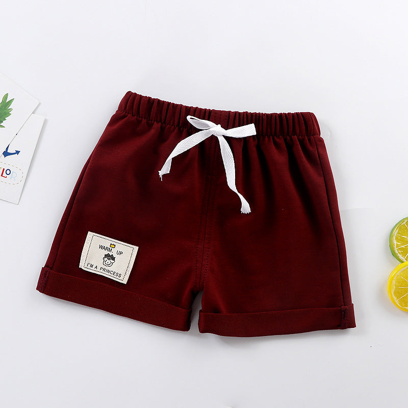 Kids Casual Elastic Summer Outer Wear Thin Shorts