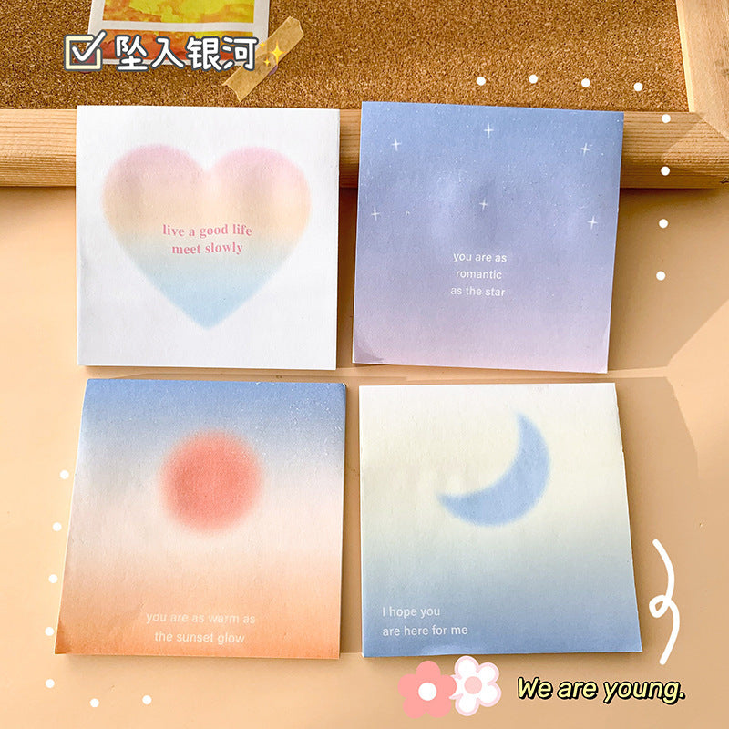 4Pcs/Set Cute And Creative N-Time Stickers With Multicolor Markers