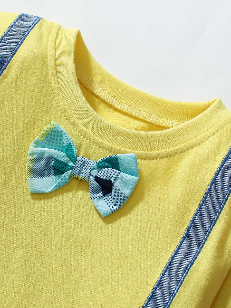 Kids Toddler Boys Casual Short Sleeve T-Shirt