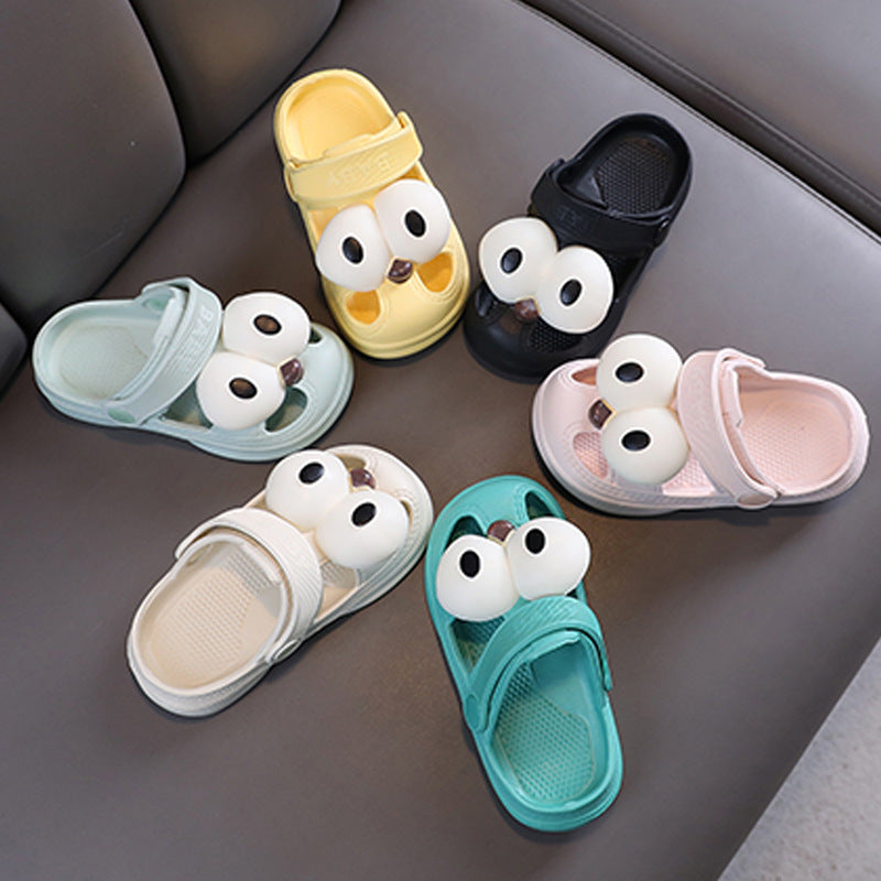 Kids Boys Girls Casual Cute Cartoon Flat Slippers