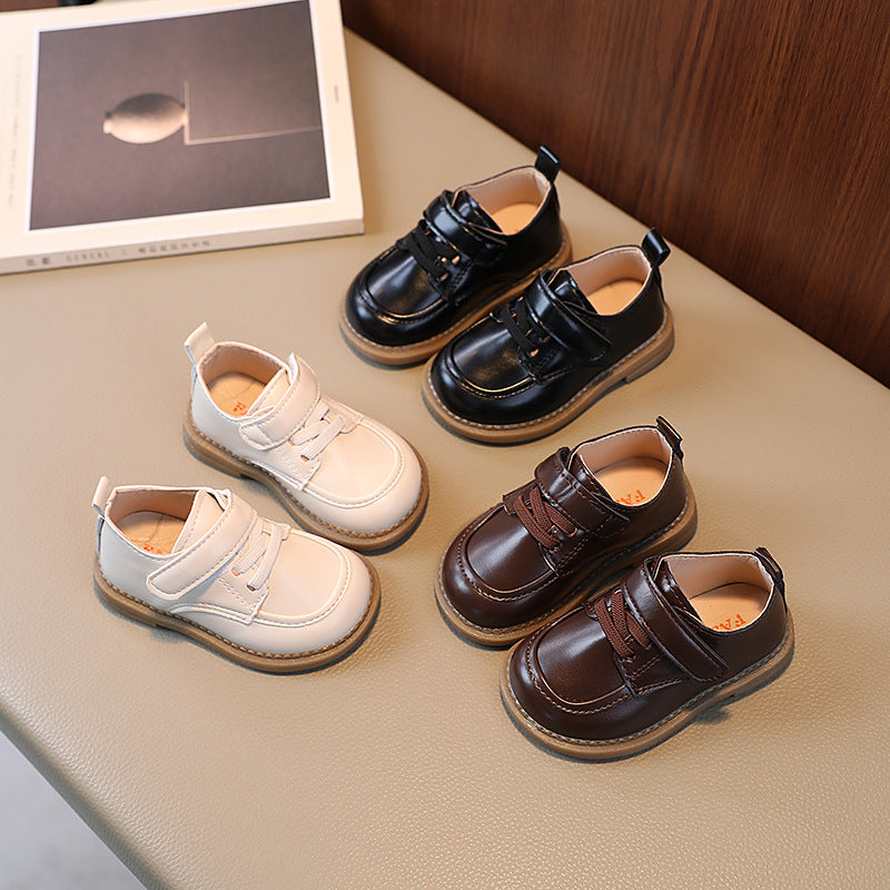 Kids Boys Girls Velcro Flat First Walkers Shoes