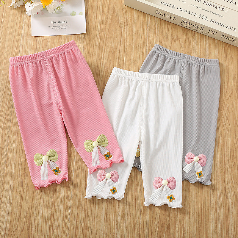 Children Kids Baby Fashion Girls Casual Basic Leggings Shorts