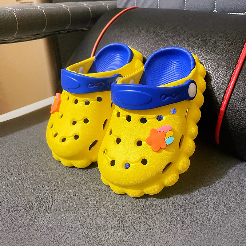 Children Kids Baby Fashion Girls Boys Hole Indoor Beach Star Slippers Shoes