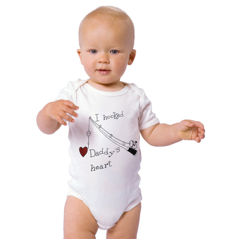 Baby Basic Letter Round Neck Short Sleeve Casual Romper