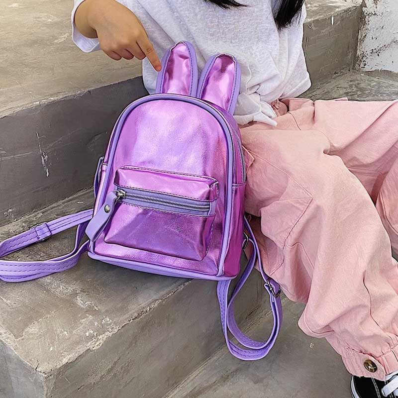 Kids Casual Cute Solid Color Backpacks Bag