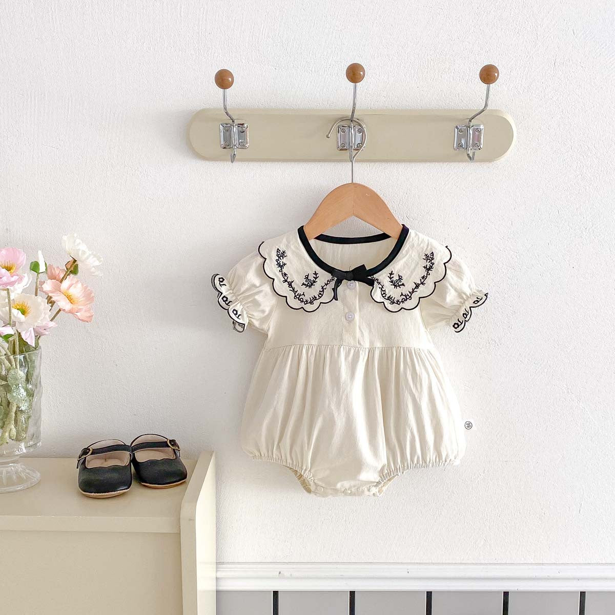 Kids Baby Girls Casual Cute Short Sleeve Romper