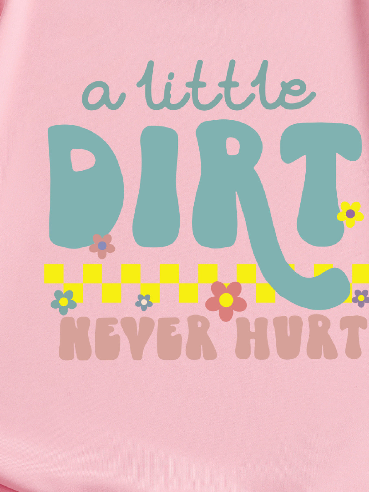 Kids Toddler Boys Girls Alphabet Print Short Sleeve T-Shirt