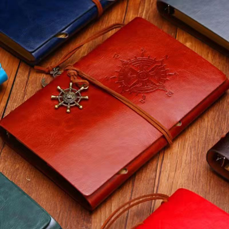 Vintage Pirate Loose-Leaf Notebook Kraft Paper Notebook