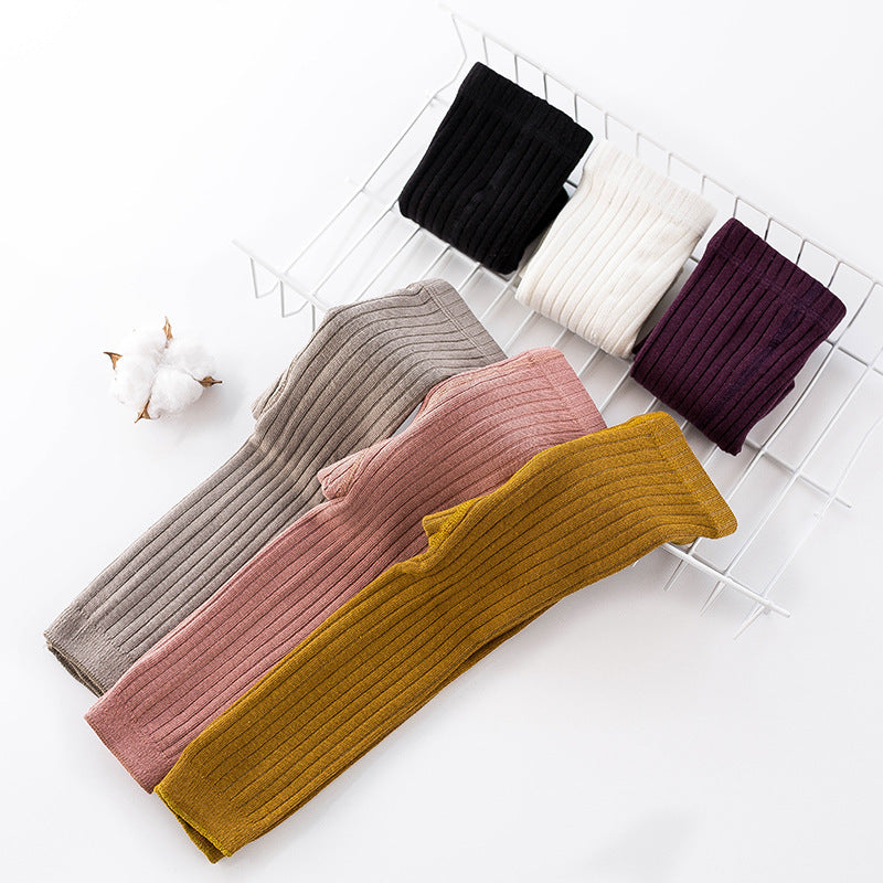 Childrenn Kids Pantyhose Spring And Autumn Baby Knitted Leggings