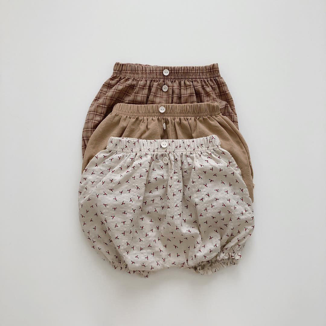 Baby'S Simple Print Shorts
