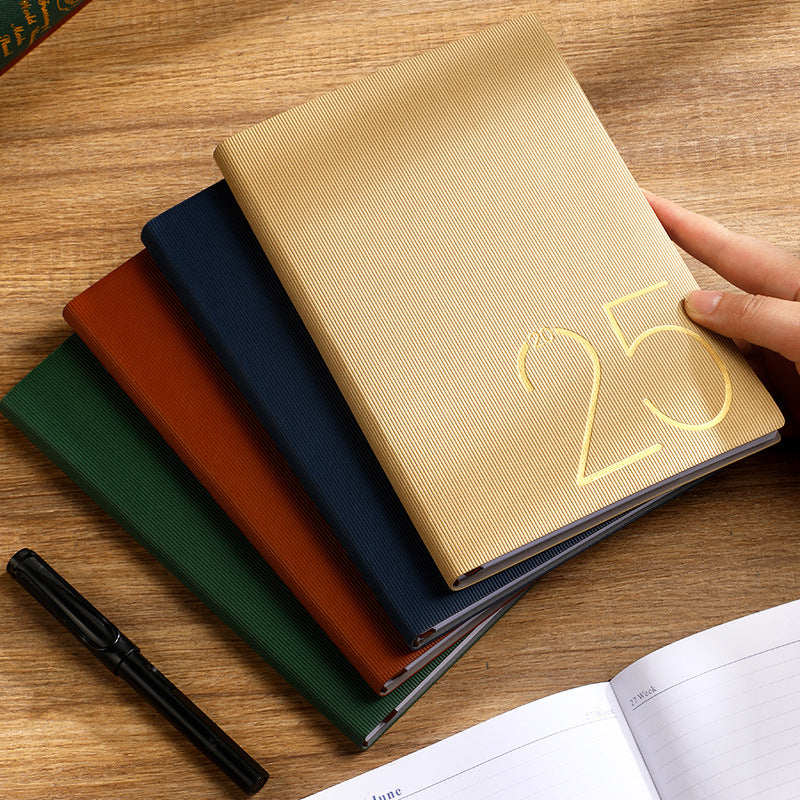 2025 Simple Solid Color Daily Notebook